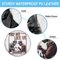 MLK And Malcolm X Spare Tire Cover They Not Like Us Revolutionary Leaders - Wonder Print Shop