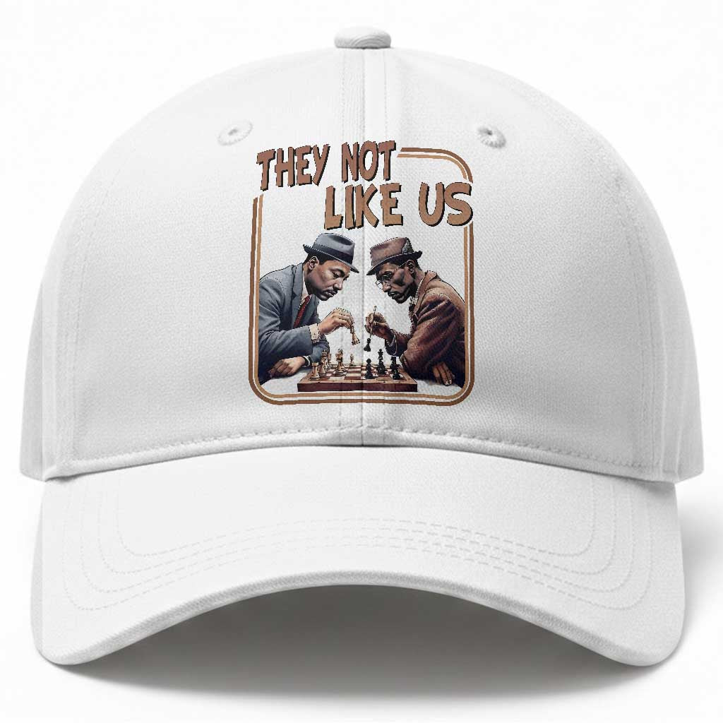 MLK And Malcolm X Baseball Cap They Not Like Us Revolutionary Leaders
