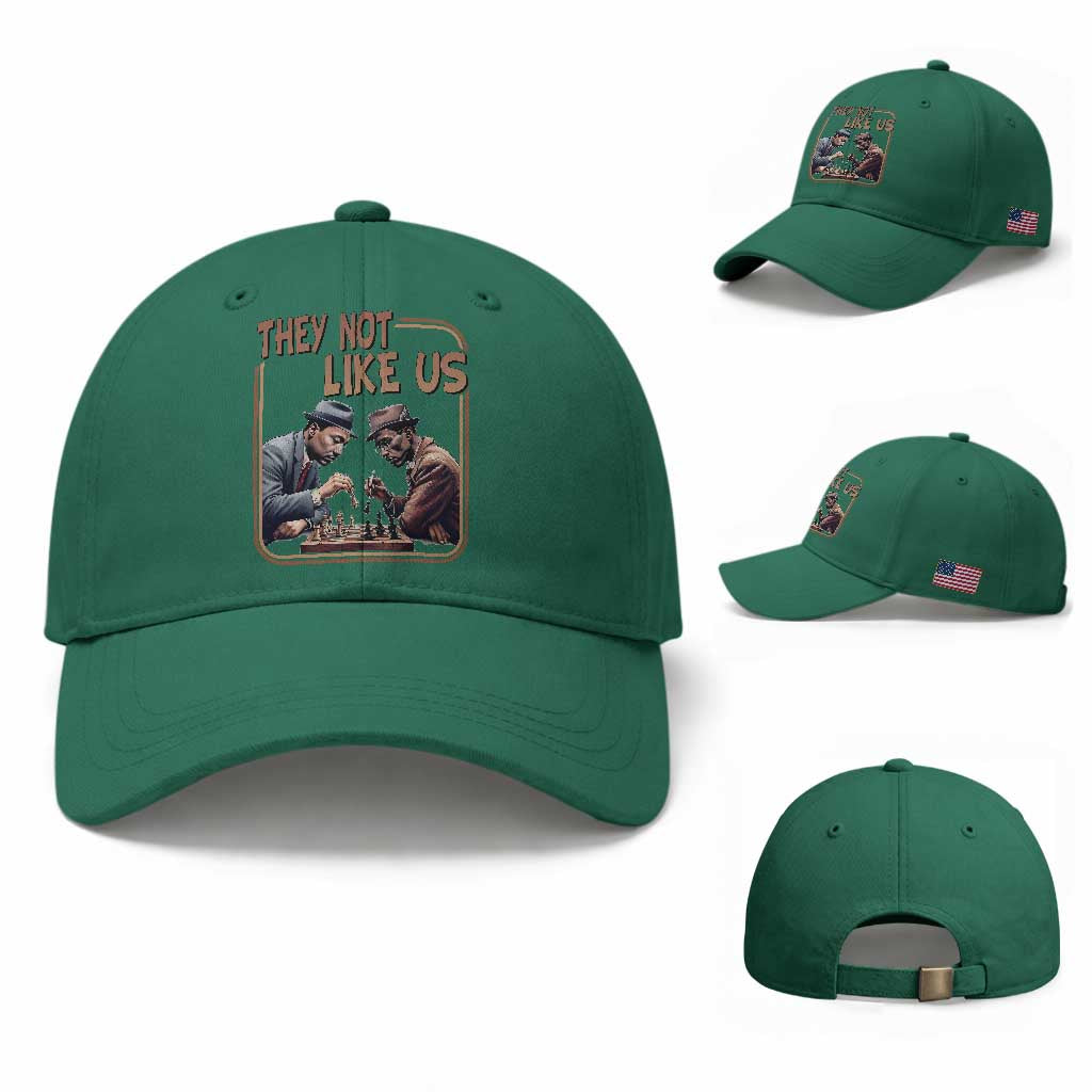 MLK And Malcolm X Baseball Cap They Not Like Us Revolutionary Leaders
