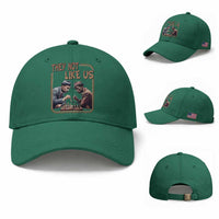 MLK And Malcolm X Baseball Cap They Not Like Us Revolutionary Leaders