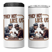 MLK And Malcolm X 4 in 1 Can Cooler Tumbler They Not Like Us Revolutionary Leaders - Wonder Print Shop