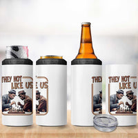 MLK And Malcolm X 4 in 1 Can Cooler Tumbler They Not Like Us Revolutionary Leaders - Wonder Print Shop