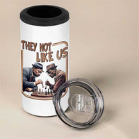 MLK And Malcolm X 4 in 1 Can Cooler Tumbler They Not Like Us Revolutionary Leaders - Wonder Print Shop