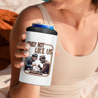 MLK And Malcolm X 4 in 1 Can Cooler Tumbler They Not Like Us Revolutionary Leaders - Wonder Print Shop