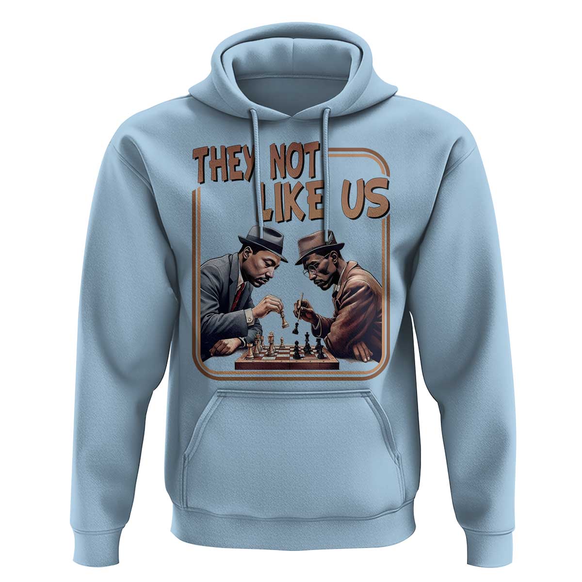 MLK And Malcolm X Hoodie They Not Like Us Revolutionary Leaders - Wonder Print Shop