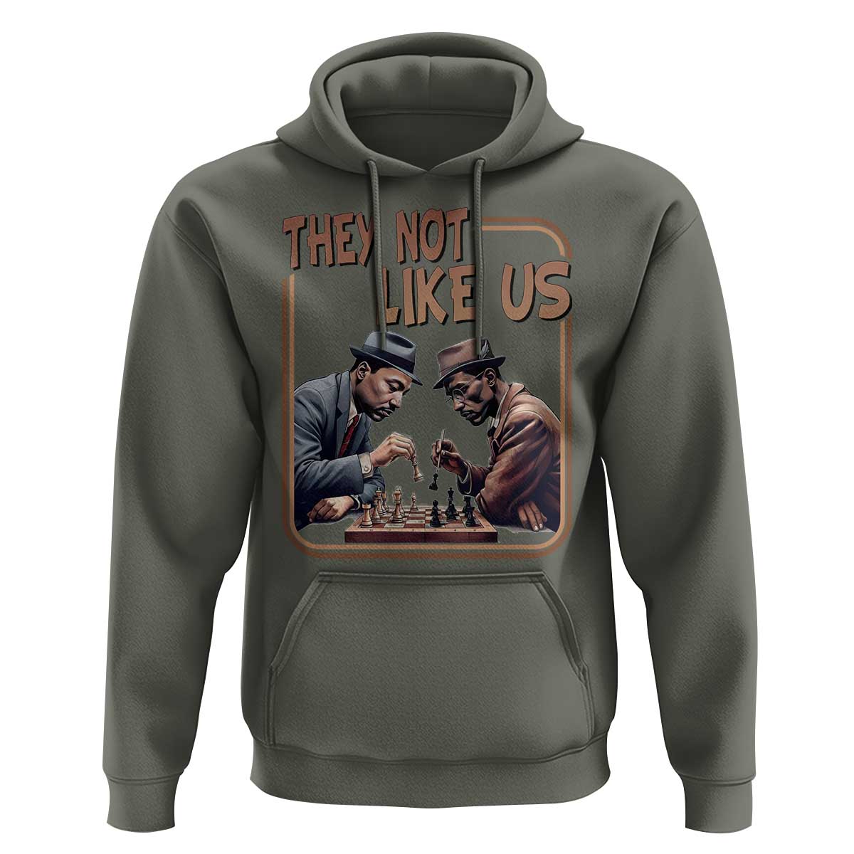 MLK And Malcolm X Hoodie They Not Like Us Revolutionary Leaders - Wonder Print Shop