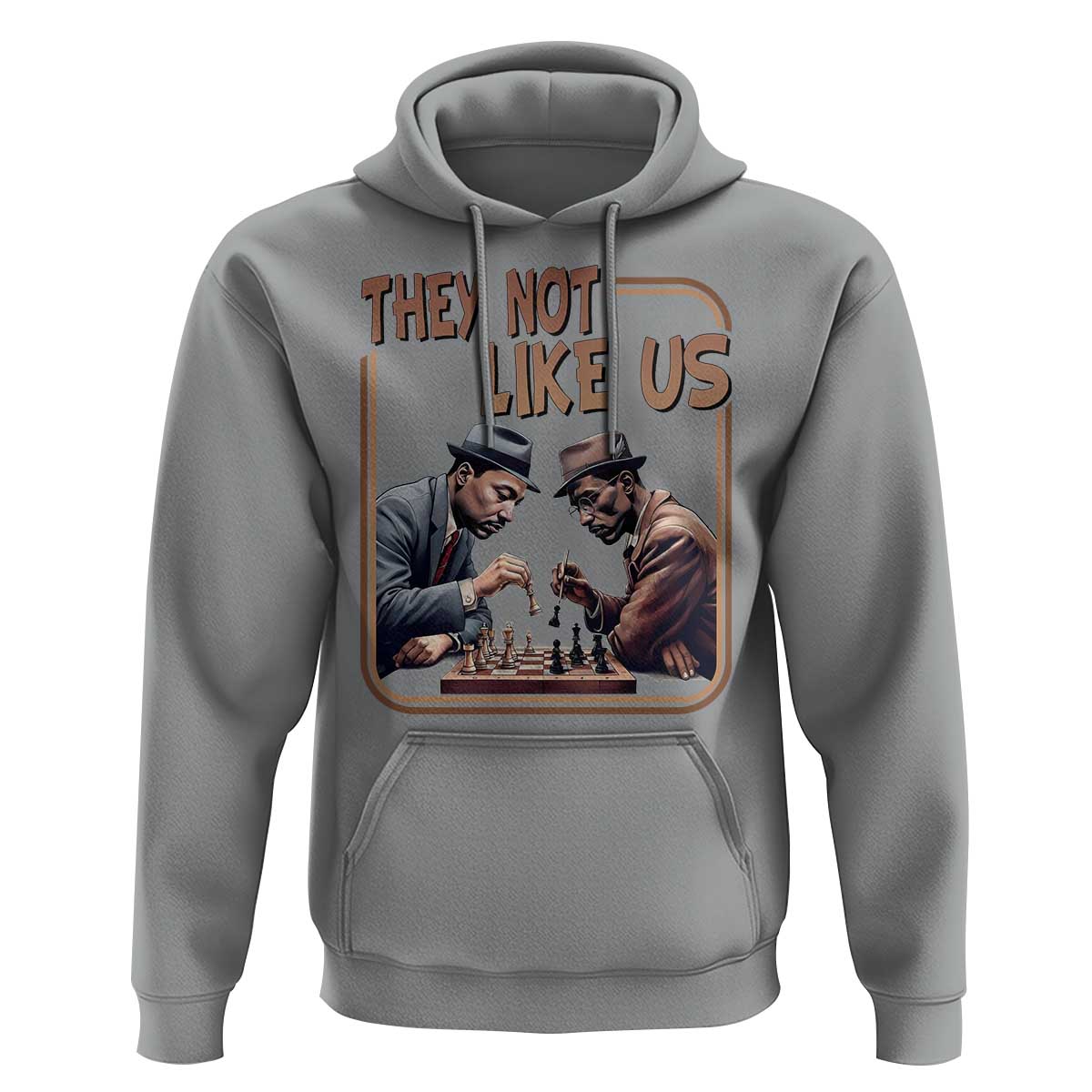 MLK And Malcolm X Hoodie They Not Like Us Revolutionary Leaders - Wonder Print Shop