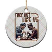 MLK And Malcolm X Ceramic Ornament They Not Like Us Revolutionary Leaders - Wonder Print Shop