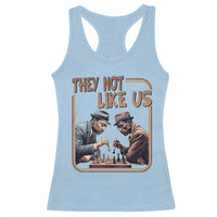 MLK And Malcolm X Racerback Tank Top They Not Like Us Revolutionary Leaders - Wonder Print Shop