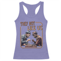 MLK And Malcolm X Racerback Tank Top They Not Like Us Revolutionary Leaders - Wonder Print Shop