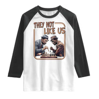 MLK And Malcolm X Raglan Shirt They Not Like Us Revolutionary Leaders - Wonder Print Shop