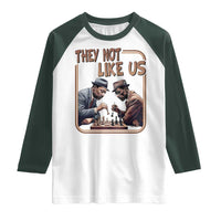 MLK And Malcolm X Raglan Shirt They Not Like Us Revolutionary Leaders - Wonder Print Shop