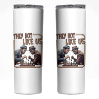 MLK And Malcolm X Skinny Tumbler They Not Like Us Revolutionary Leaders - Wonder Print Shop