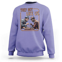MLK And Malcolm X Sweatshirt They Not Like Us Revolutionary Leaders - Wonder Print Shop