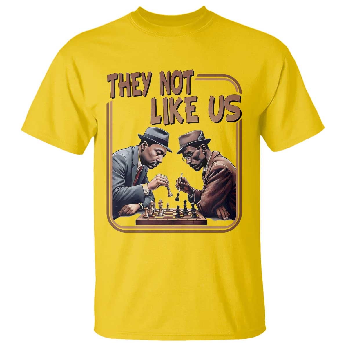 MLK And Malcolm X T Shirt They Not Like Us Revolutionary Leaders - Wonder Print Shop