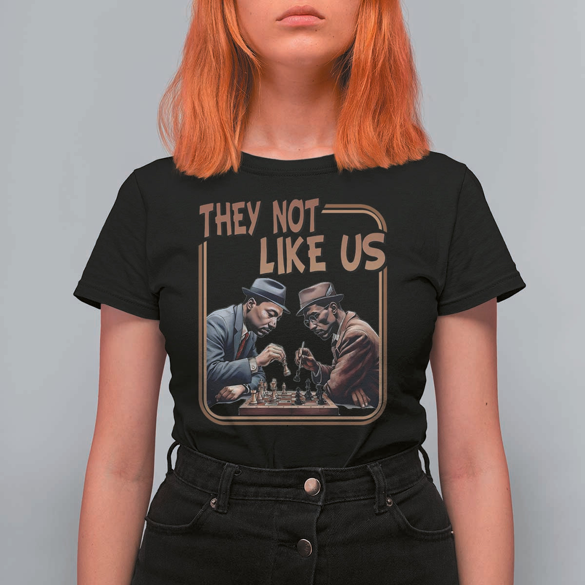 MLK And Malcolm X T Shirt For Women They Not Like Us Revolutionary Leaders - Wonder Print Shop
