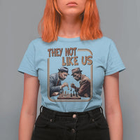 MLK And Malcolm X T Shirt For Women They Not Like Us Revolutionary Leaders - Wonder Print Shop