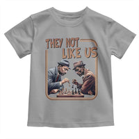 MLK And Malcolm X Toddler T Shirt They Not Like Us Revolutionary Leaders - Wonder Print Shop