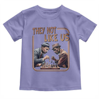 MLK And Malcolm X Toddler T Shirt They Not Like Us Revolutionary Leaders - Wonder Print Shop