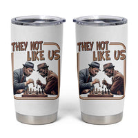 MLK And Malcolm X Tumbler Cup They Not Like Us Revolutionary Leaders - Wonder Print Shop