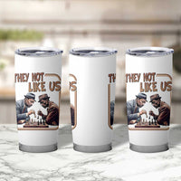 MLK And Malcolm X Tumbler Cup They Not Like Us Revolutionary Leaders - Wonder Print Shop