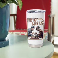 MLK And Malcolm X Tumbler Cup They Not Like Us Revolutionary Leaders - Wonder Print Shop