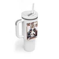 MLK And Malcolm X Tumbler With Handle They Not Like Us Revolutionary Leaders - Wonder Print Shop