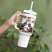 MLK And Malcolm X Tumbler With Handle They Not Like Us Revolutionary Leaders - Wonder Print Shop