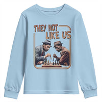 MLK And Malcolm X Youth Sweatshirt They Not Like Us Revolutionary Leaders - Wonder Print Shop