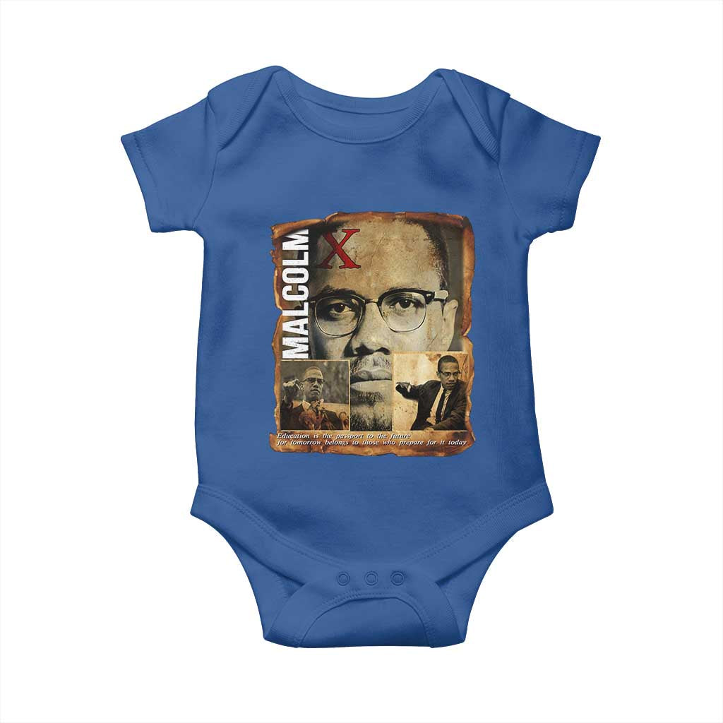 Education Is The Passport To The Future Baby Onesie Malcolm X Quote - Wonder Print Shop