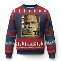 Education Is The Passport To The Future Ugly Christmas Sweater Malcolm X Quote - Wonder Print Shop