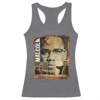 Education Is The Passport To The Future Racerback Tank Top Malcolm X Quote - Wonder Print Shop