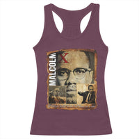 Education Is The Passport To The Future Racerback Tank Top Malcolm X Quote - Wonder Print Shop