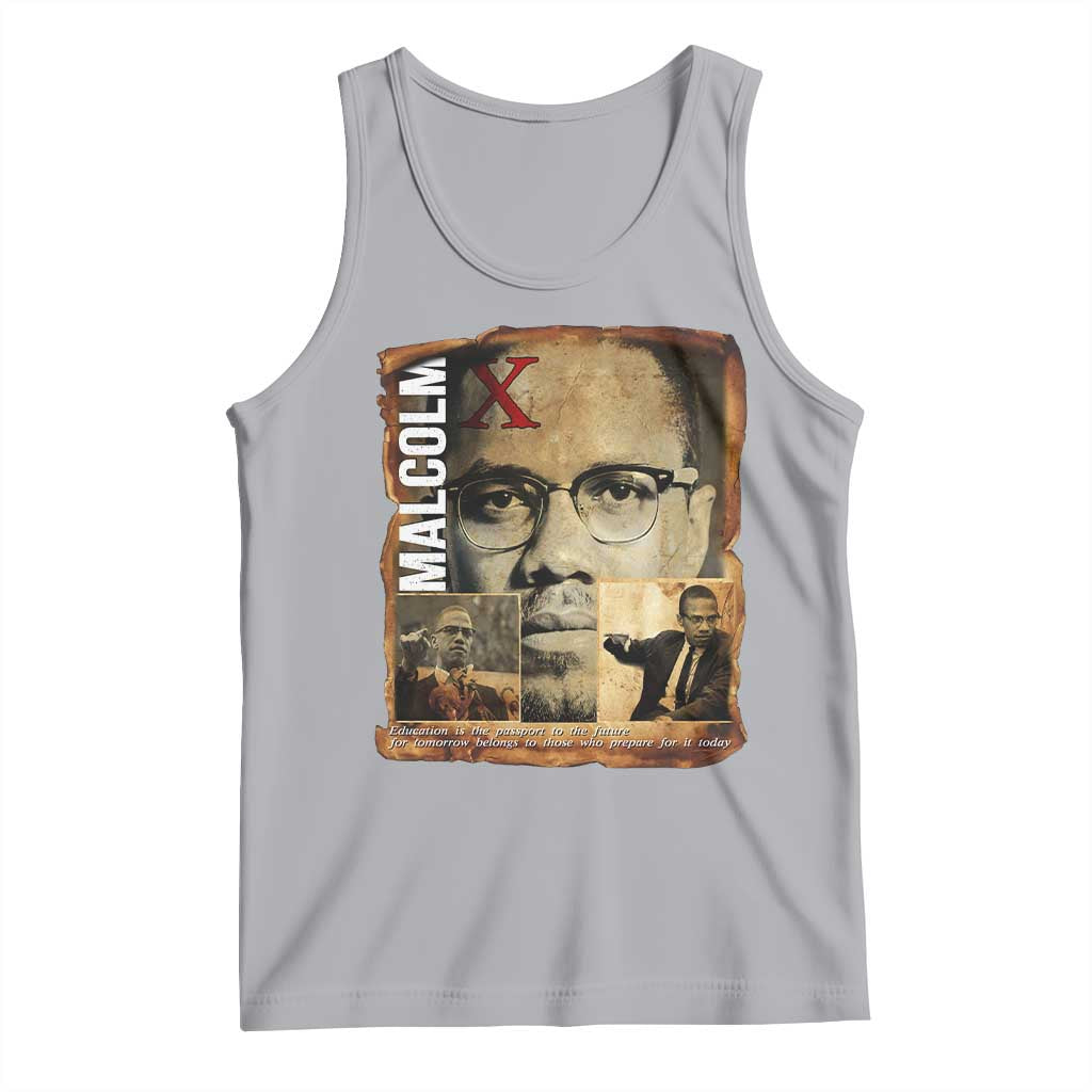 Education Is The Passport To The Future Tank Top Malcolm X Quote - Wonder Print Shop