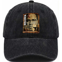 Education Is The Passport To The Future Washed Cotton Baseball Cap Malcolm X Quote