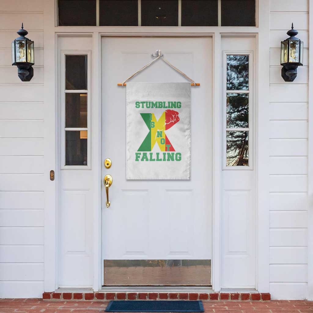 Stumbling Is Not Falling Garden Flag African American Black History Month TS12