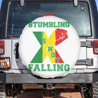 Stumbling Is Not Falling Spare Tire Cover African American Black History Month TS12