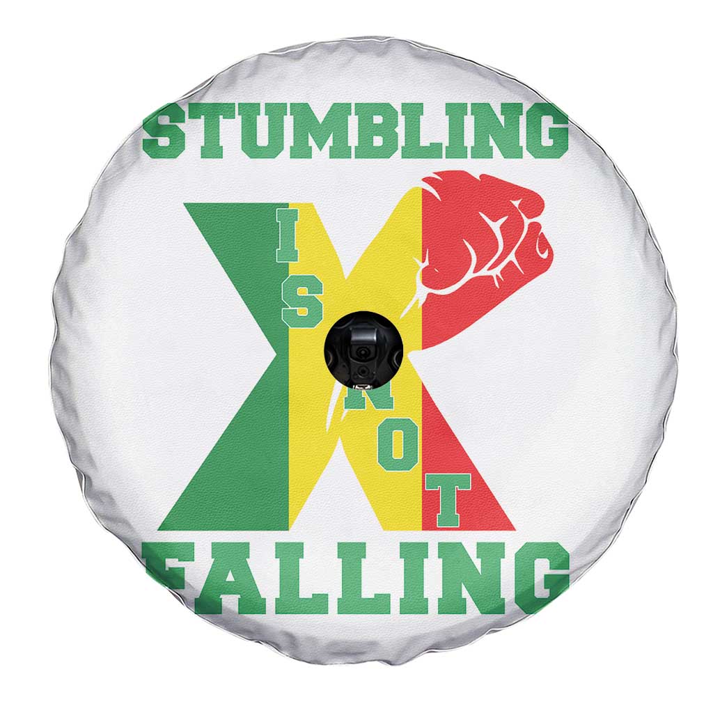 Stumbling Is Not Falling Spare Tire Cover African American Black History Month TS12