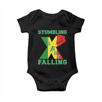 Stumbling Is Not Falling Baby Onesie African American Black History Month TS12