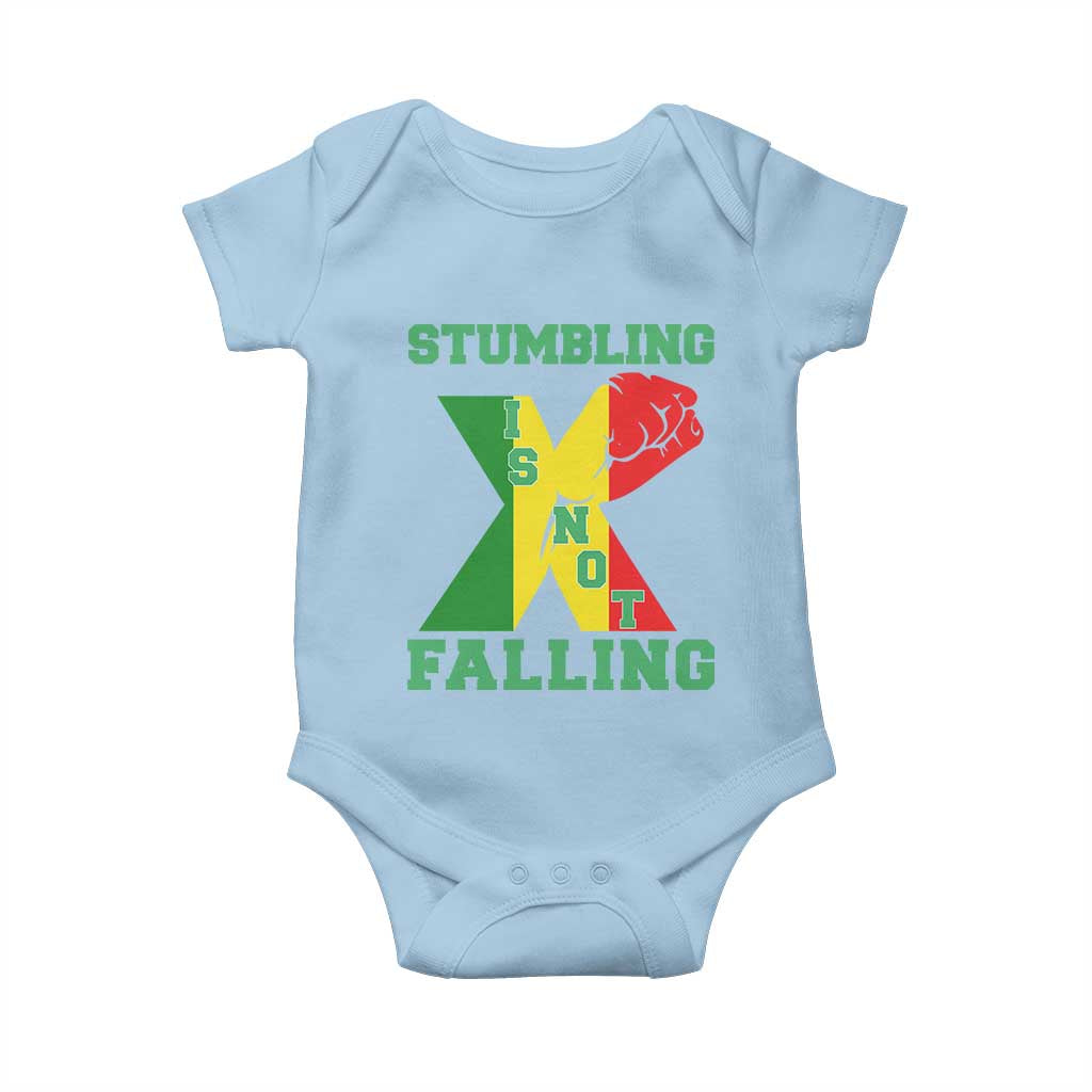 Stumbling Is Not Falling Baby Onesie African American Black History Month TS12