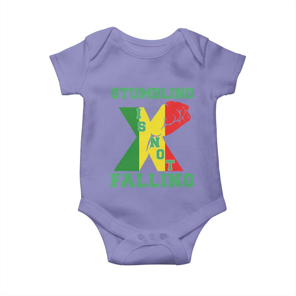 Stumbling Is Not Falling Baby Onesie African American Black History Month TS12