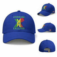 Stumbling Is Not Falling Baseball Cap African American Black History Month