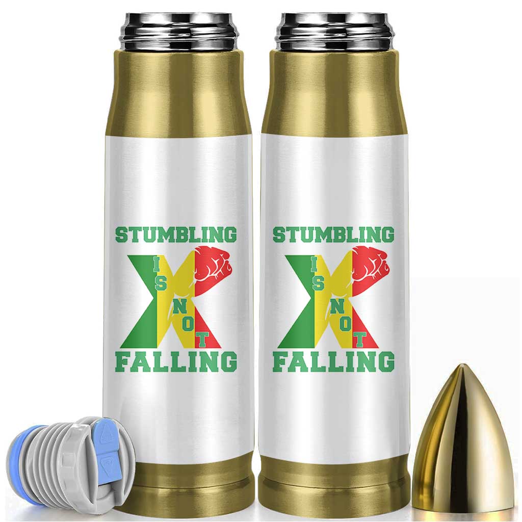 Stumbling Is Not Falling Bullet Tumbler African American Black History Month TS12