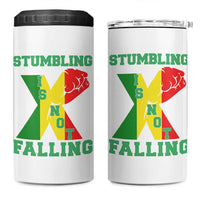 Stumbling Is Not Falling 4 in 1 Can Cooler Tumbler African American Black History Month TS12