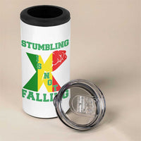 Stumbling Is Not Falling 4 in 1 Can Cooler Tumbler African American Black History Month TS12
