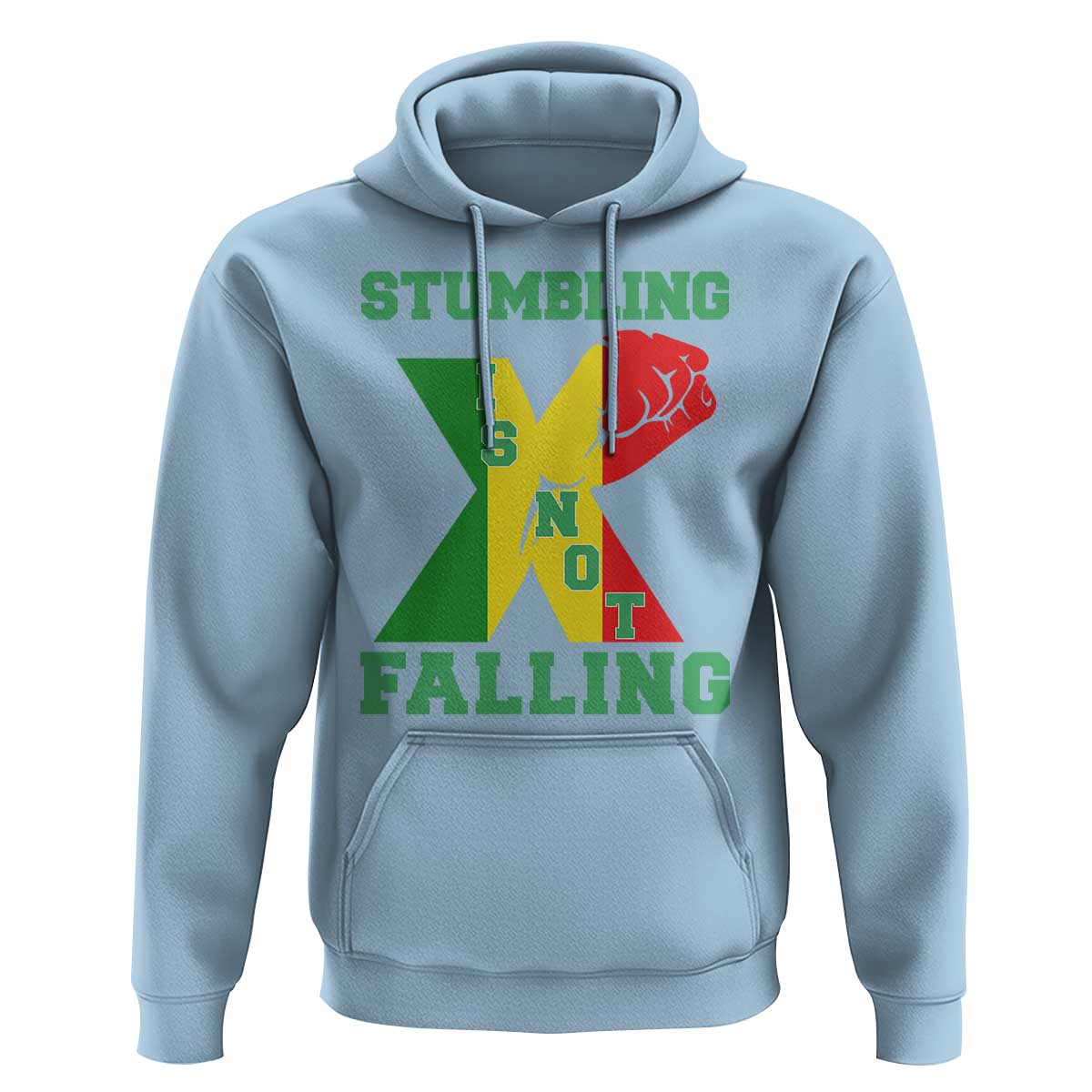 Stumbling Is Not Falling Hoodie African American Black History Month TS12