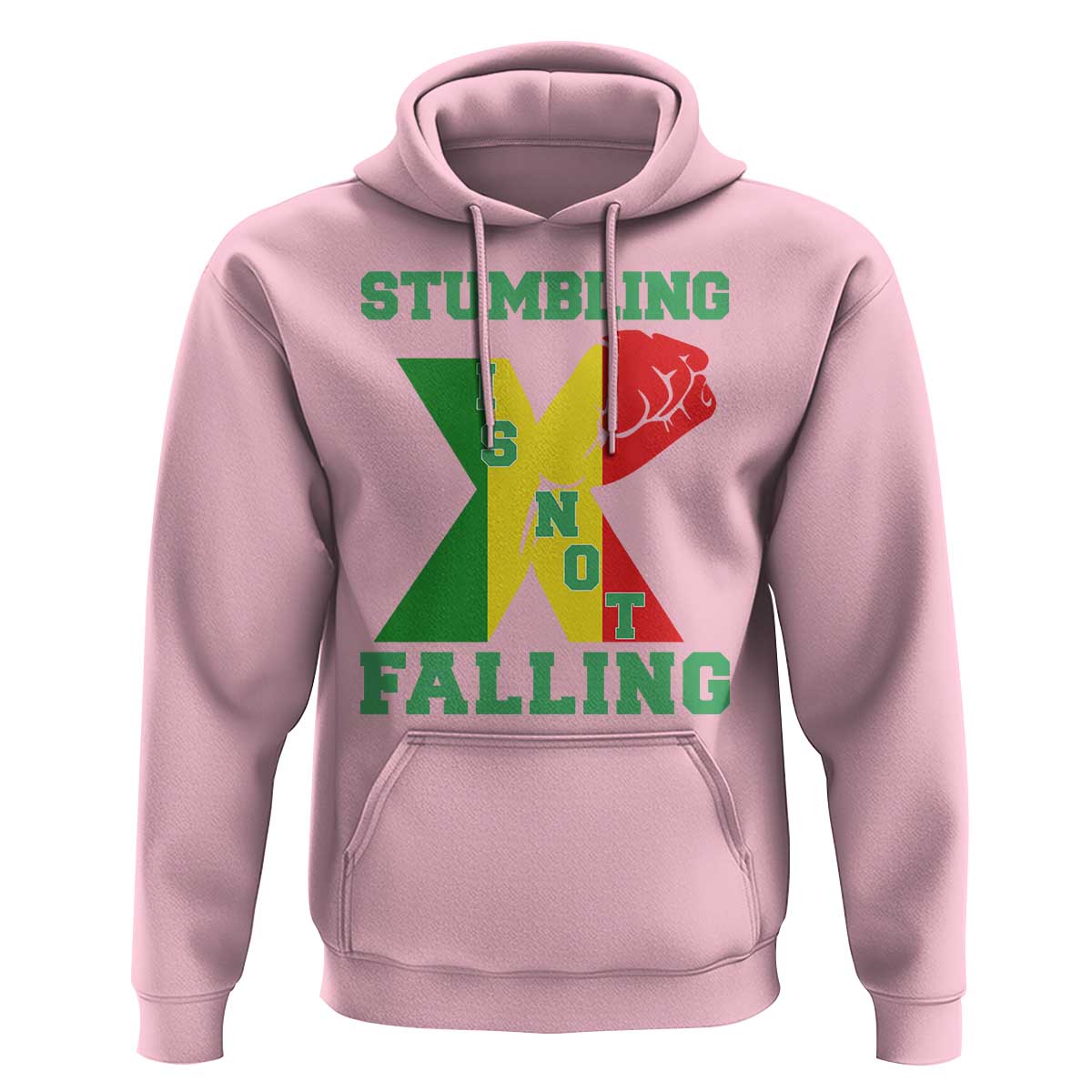 Stumbling Is Not Falling Hoodie African American Black History Month TS12