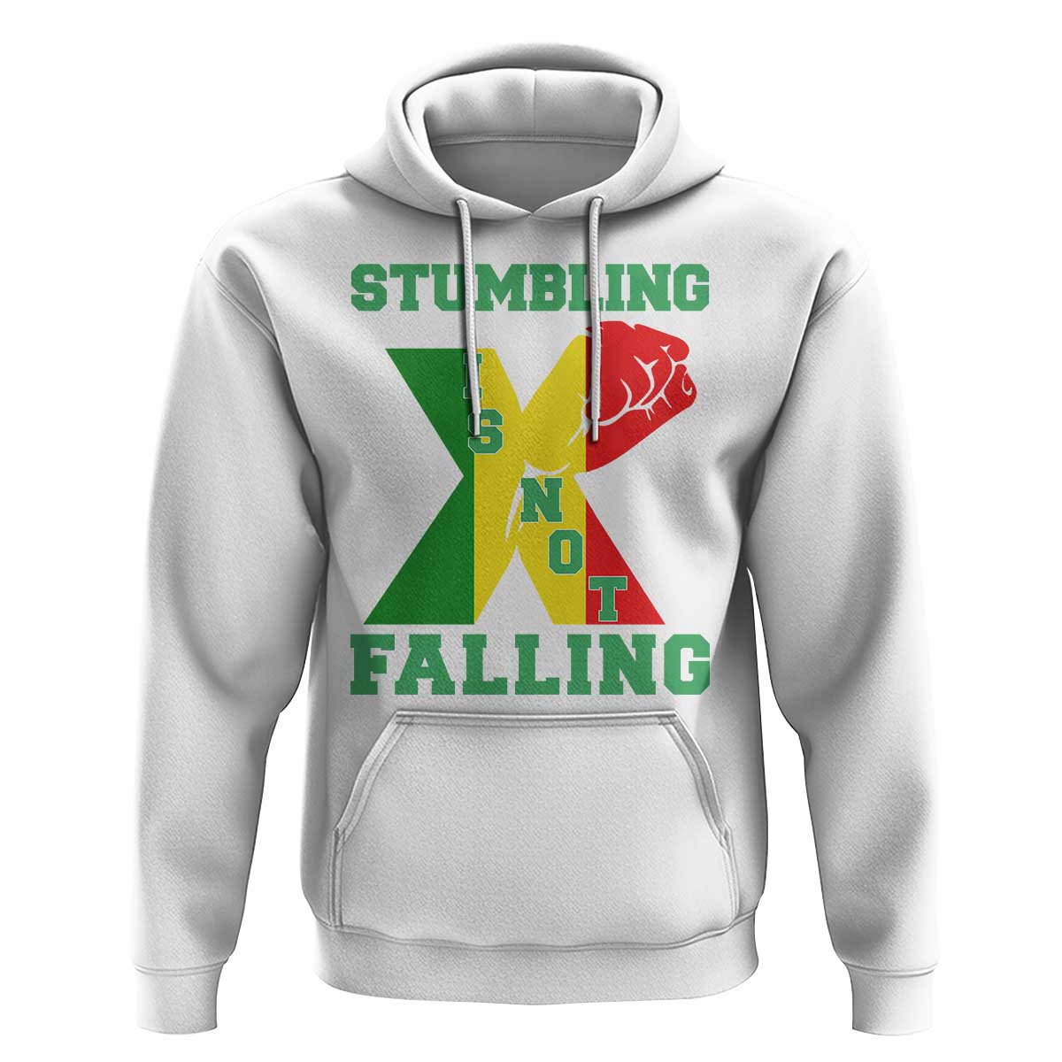 Stumbling Is Not Falling Hoodie African American Black History Month TS12