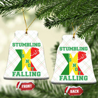 Stumbling Is Not Falling Ceramic Ornament African American Black History Month TS12