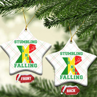 Stumbling Is Not Falling Ceramic Ornament African American Black History Month TS12